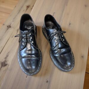 Black Leather Men's Shoes